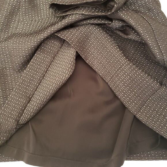 Halogen Jacquard Geometric Print Blouse Black Work Wear Women Small - Picture 7 of 8